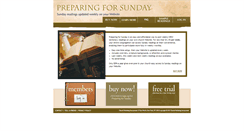 Desktop Screenshot of preparingforsunday.com